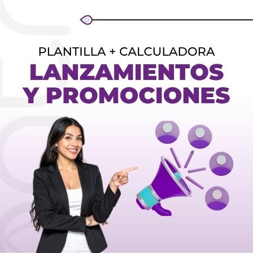 Plantilla planificación de lanzamientos, promociones y acciones comerciales